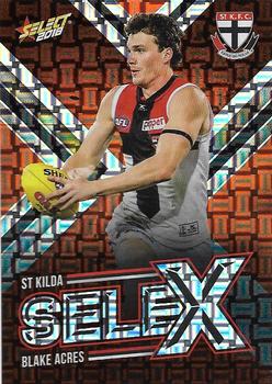 2018 Select Footy Stars - Selex #SX90 Blake Acres Front